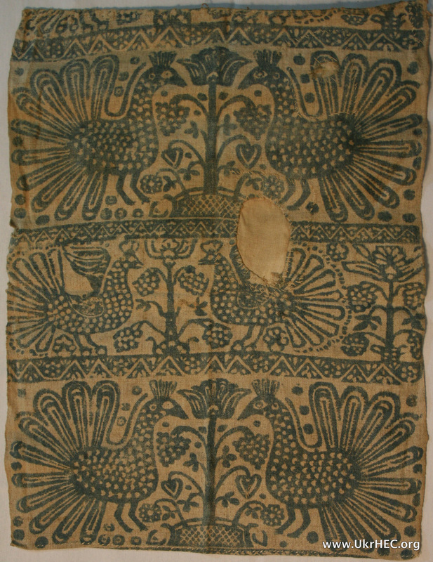 Woodblock-printed cloth