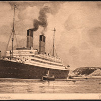 Steamship postcard