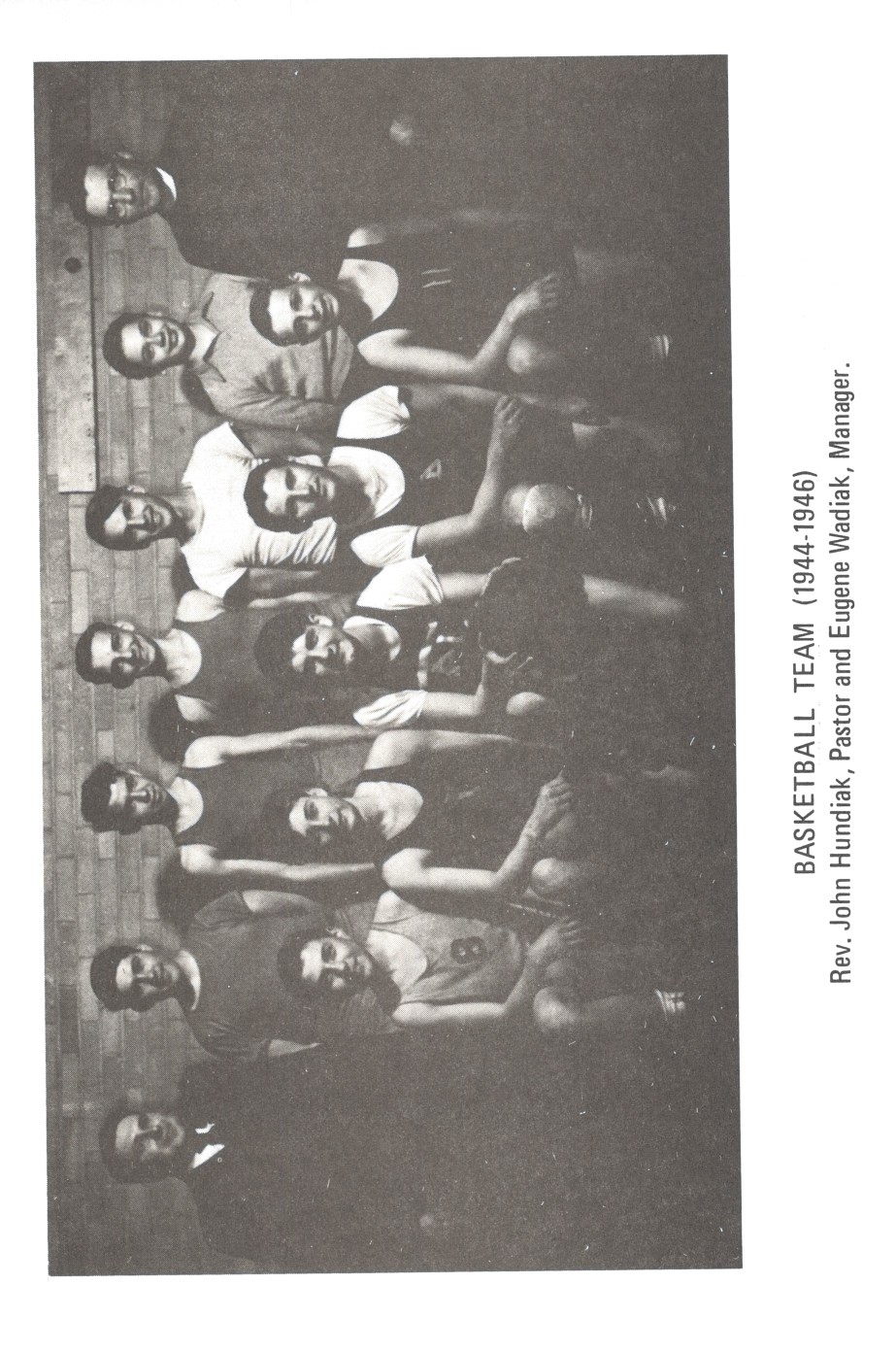 Basketball team (1944-1946) of St. Demetrius Church, Carteret