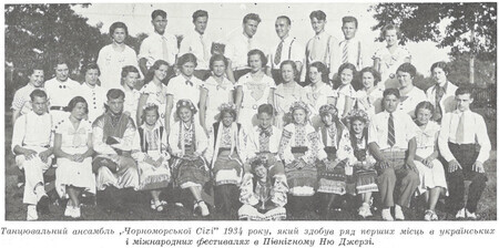 Dance ensemble of the Chornomorska Sitch
